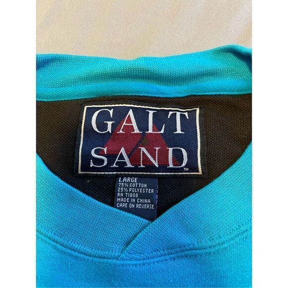 Carolina Panthers Size Large Galt Sand Vintage Crewneck Sweater 1996 Pullover - Picture 6 of 8